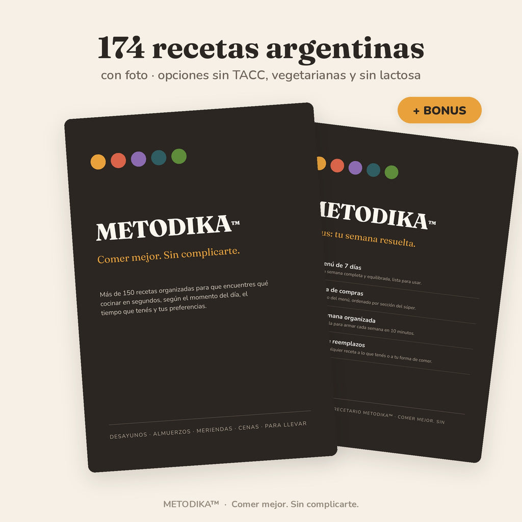 METODIKA™ — Recetario digital + Bonus