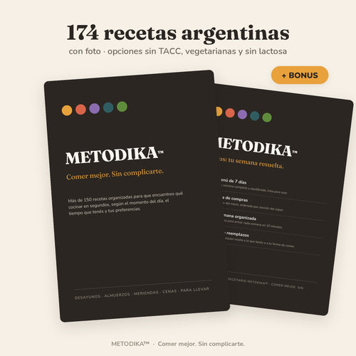 METODIKA™ — Recetario digital + Bonus