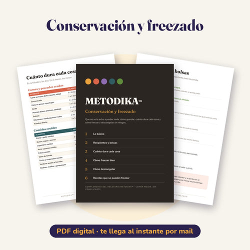 Conservación y freezado