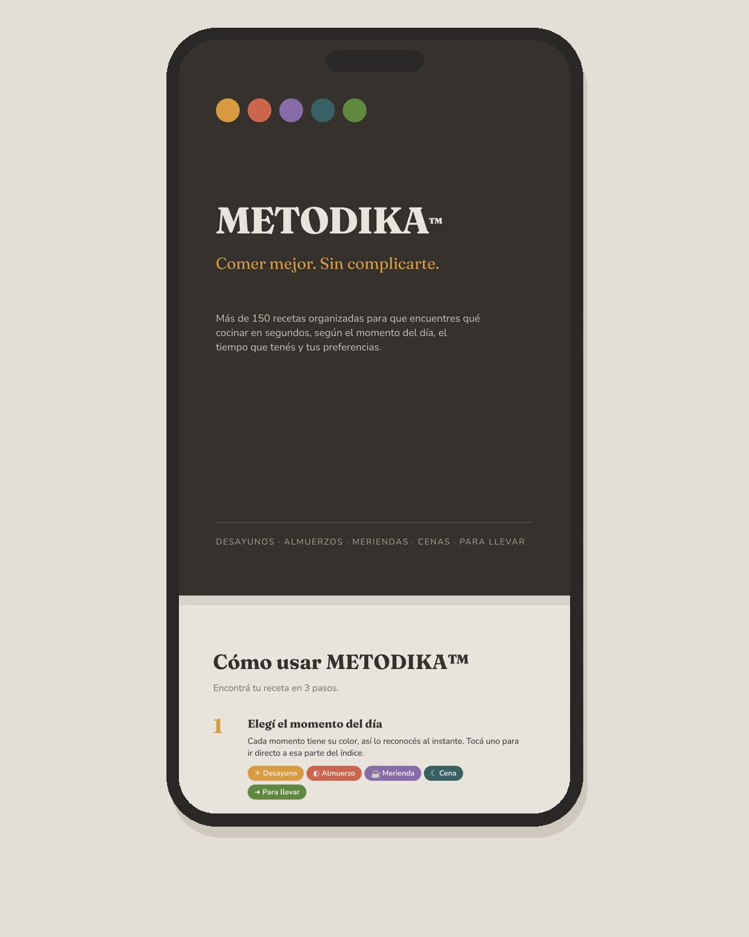 METODIKA™ — Recetario digital + Bonus